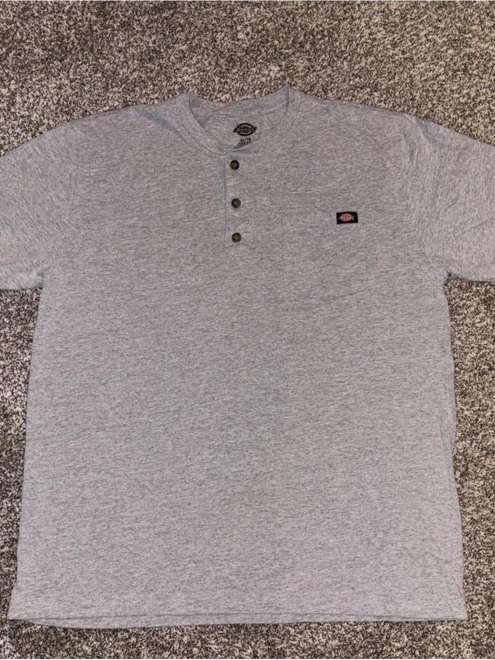 Gray Dickies Henley Tee